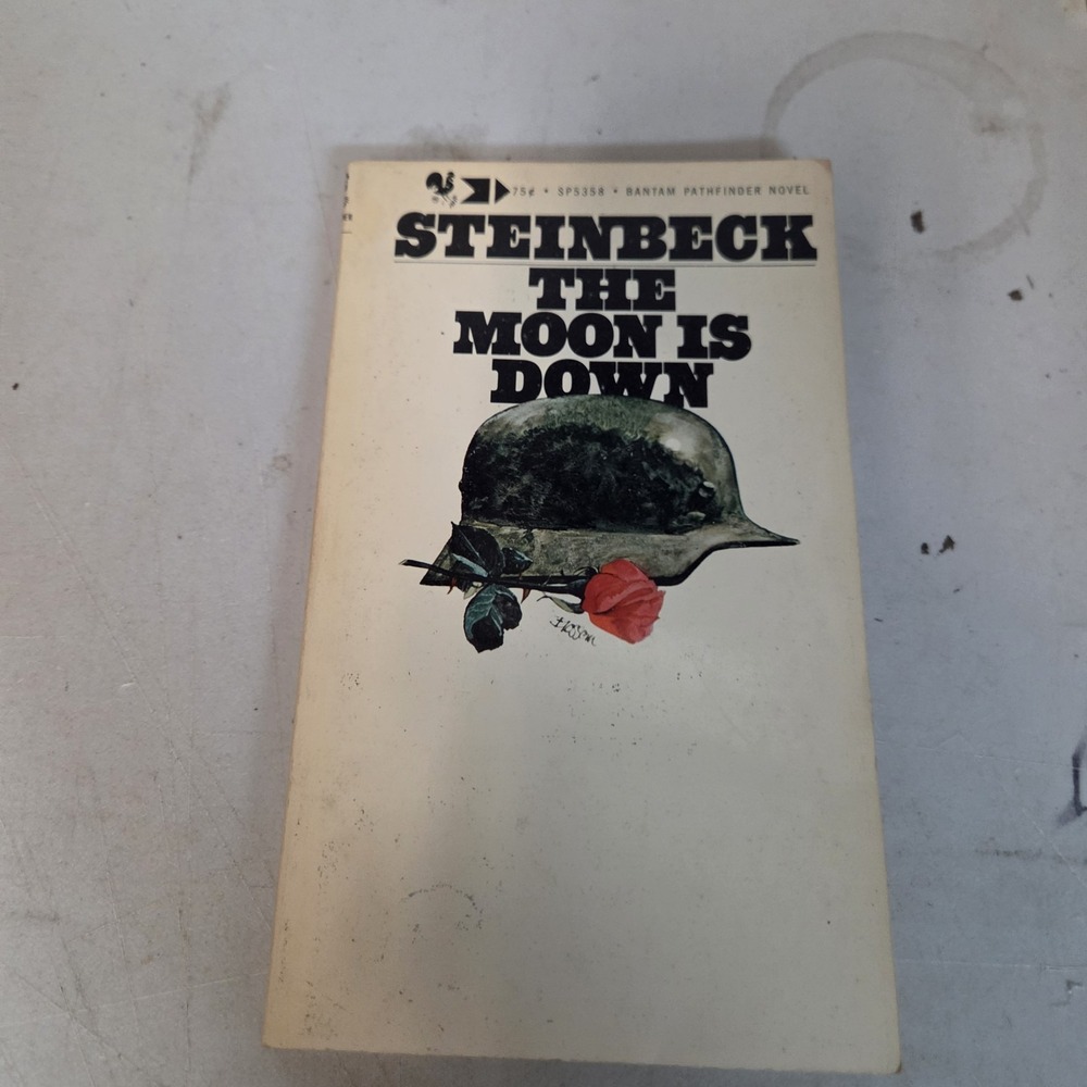 John Steinbeck The Moon Is Down Paperback Bantam Books 1942 WWII Fiction